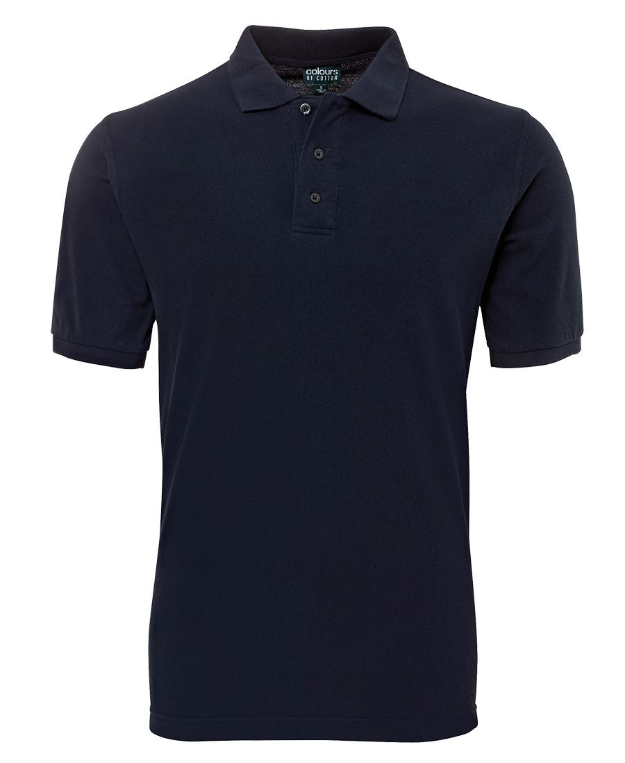 C of C Pique Polo Charcoal Marle