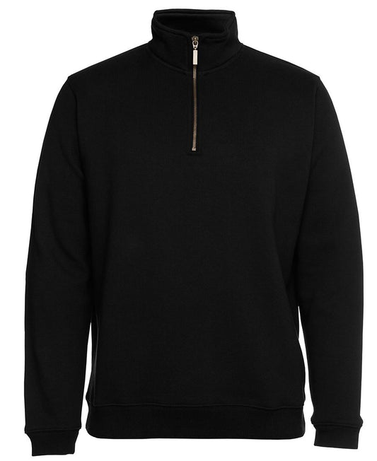 C of C Brass 1/2 Zip Sweat Black -2Xs