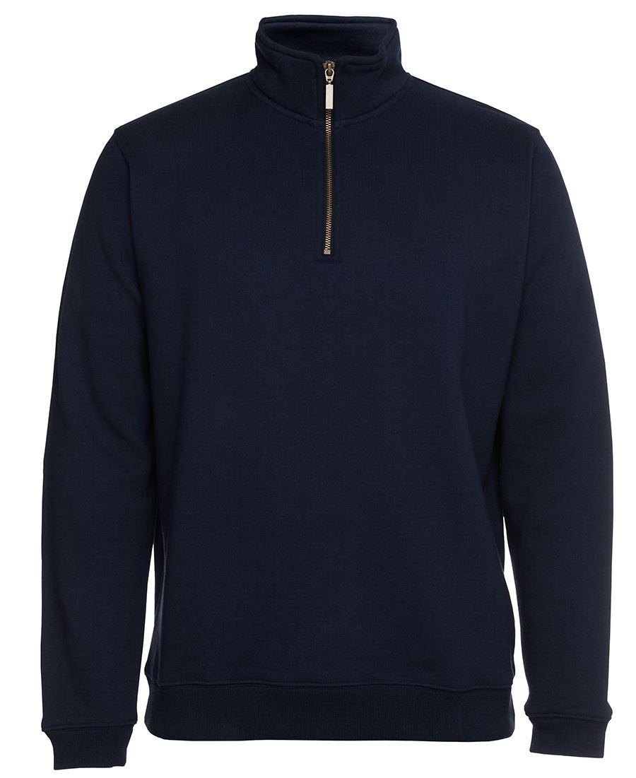 C of C Brass 1/2 Zip Sweat Black -2Xs