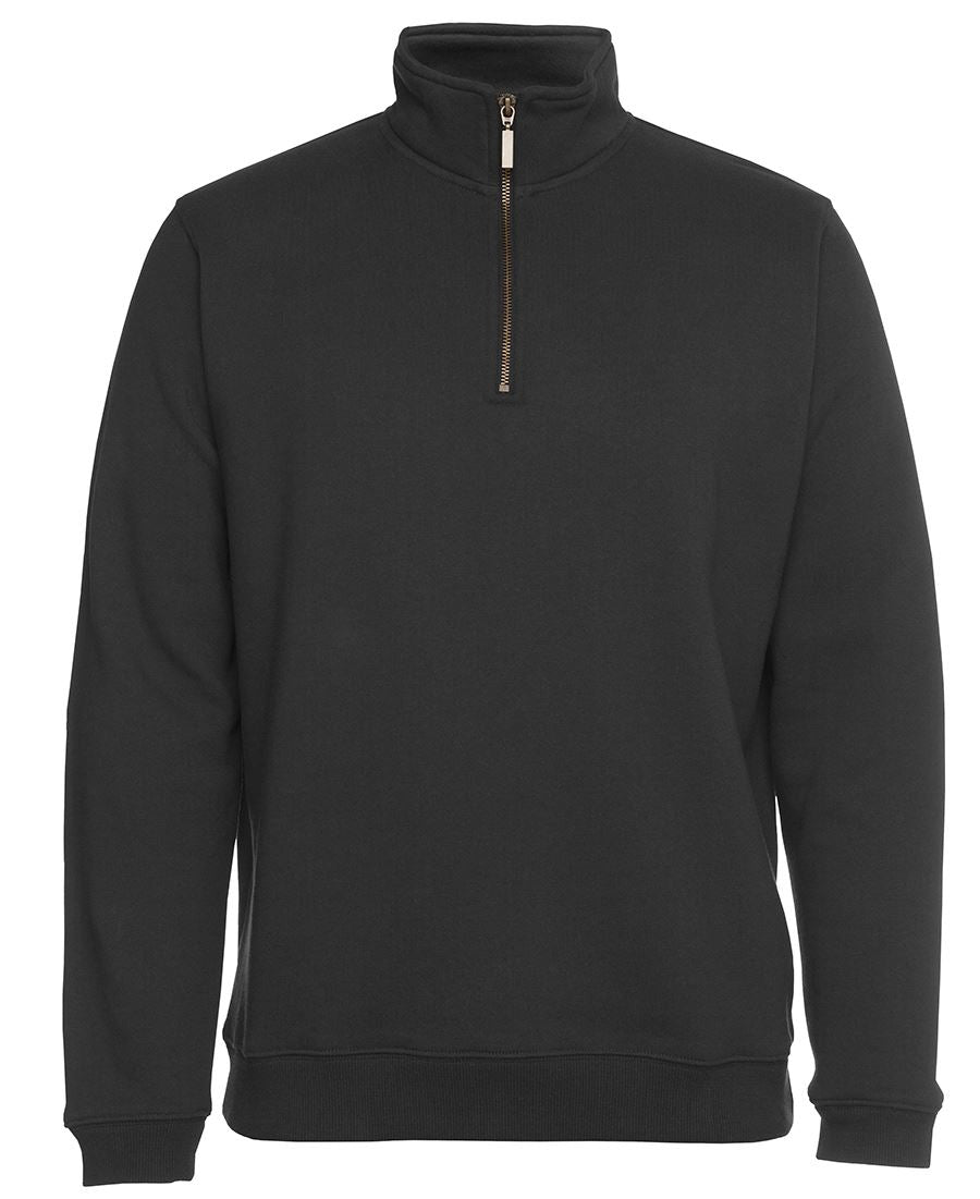 C of C Brass 1/2 Zip Sweat Black -2Xs
