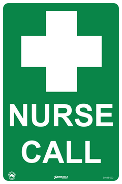Nurse Call Sign - Safety Sign