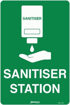 Sanitiser Station (With Picto) Sign - Safety Sign