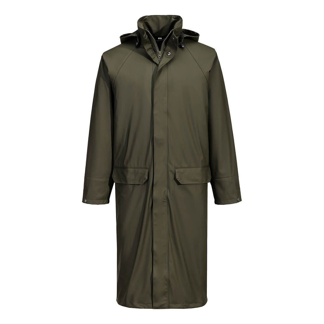 Portwest Flexatex Chem Long Coat in Forest Nights