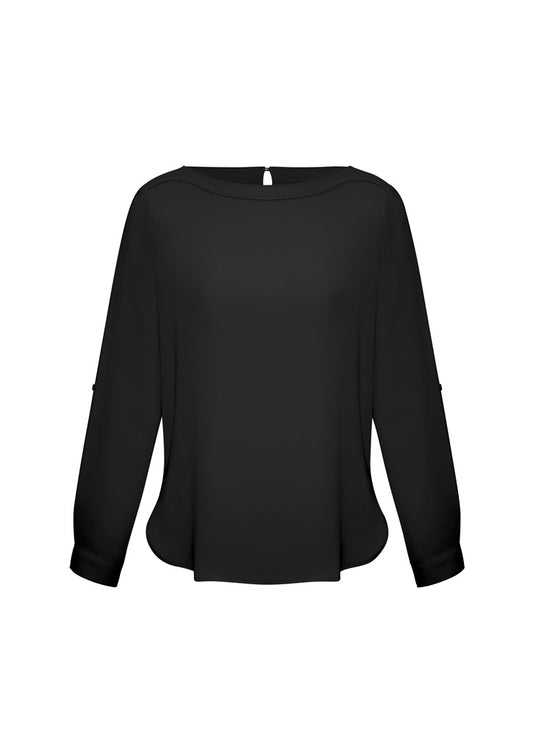 BizCollection S828LL Womens Madison Boatneck Top