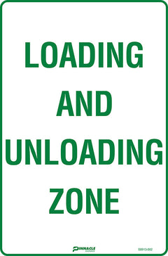 Loading And Unloading Zone Sign - Safety Sign