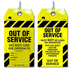 Maxisafe SDT50 Safety Tag "Out of Service"