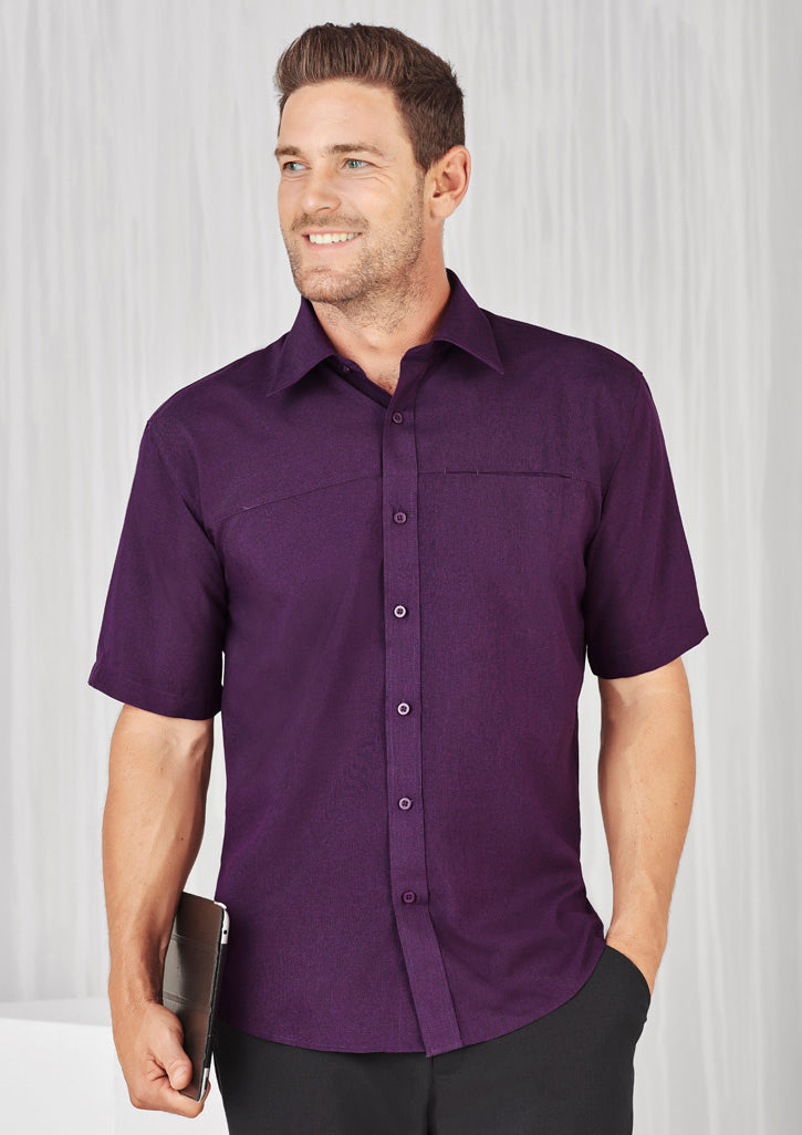 BizCollection SH3603 Mens Oasis Short Sleeve Shirt