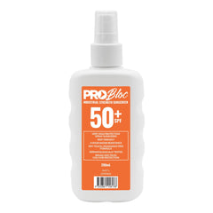 Pro Choice Safety Gear PROBLOC SPF 50+ Sunscreen 200ml Spray Bottle
