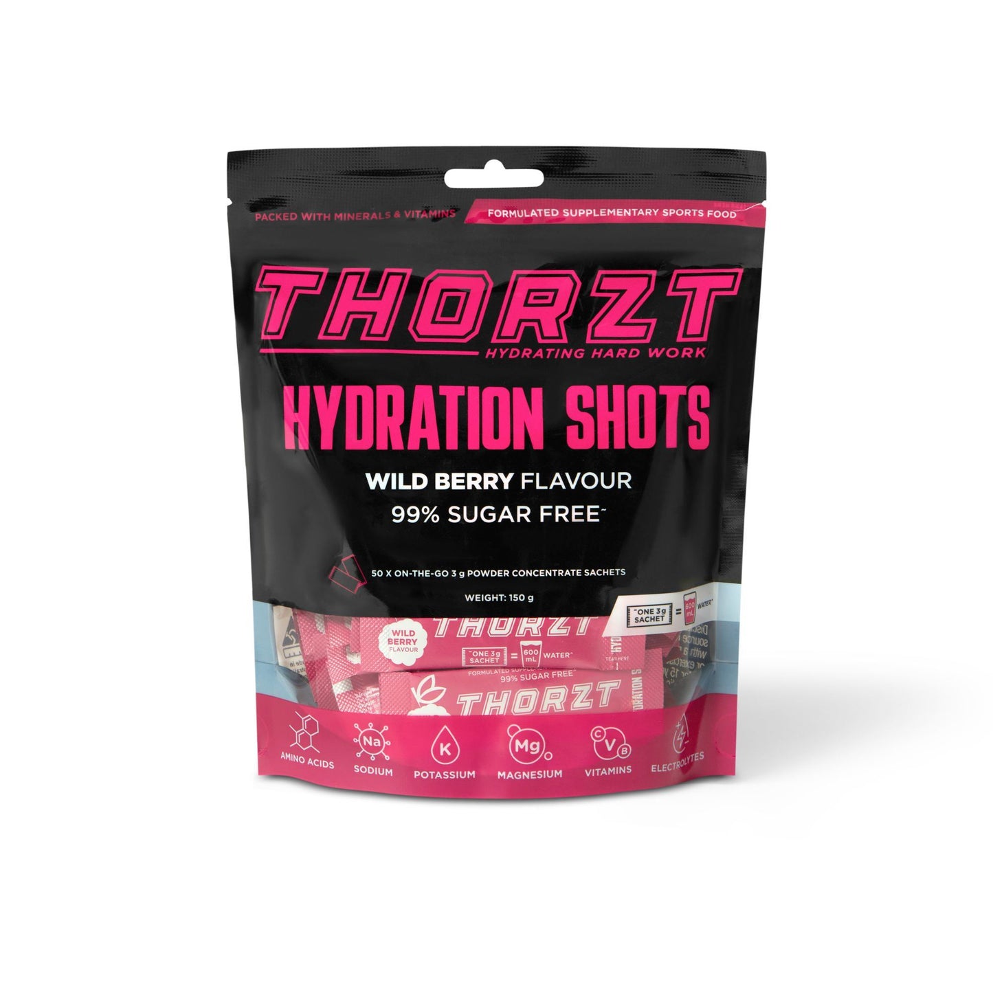 Thorzt 99% Sugar Free Hydrations Shots