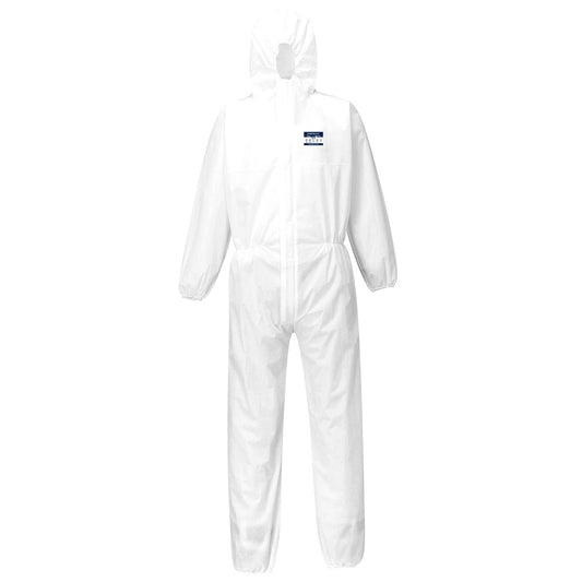 Portwest BizTex SMS Coverall Type 5/6 (PK50) in White