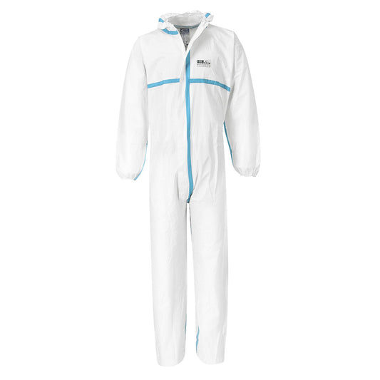 Portwest BizTex Microporous Coverall Type 4/5/6 in White