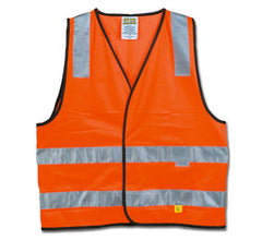 Maxisafe SVF604 Hi-Vis Orange Safety Vest (Class D/N)