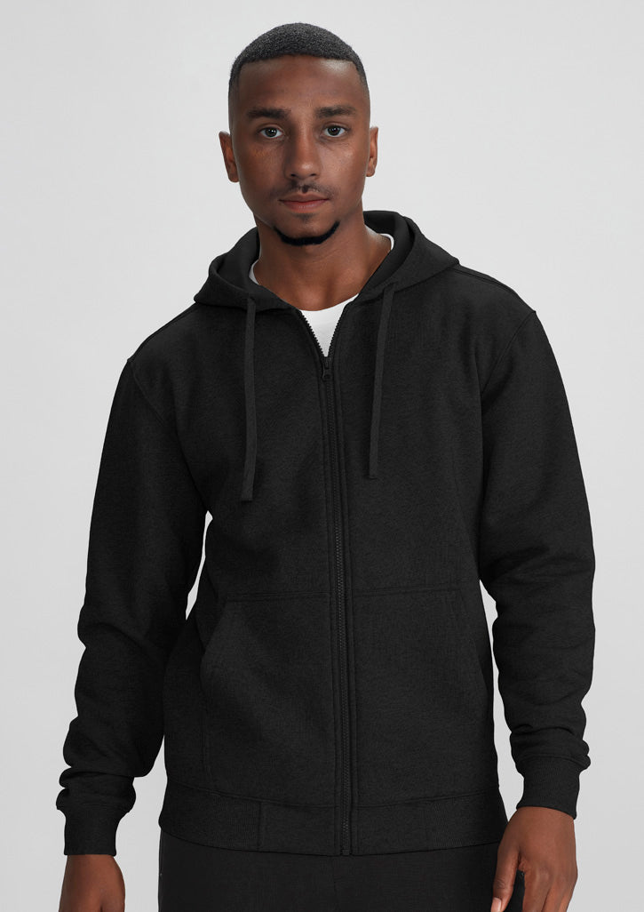 BizCollection SW762M Mens Crew Zip Hoodie