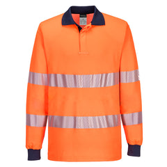 Portwest T186 PW3 Hi-Vis Polo Shirt L/S