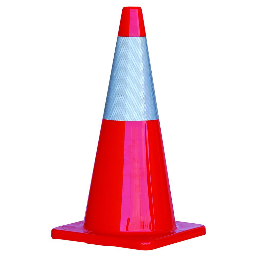 Pro Choice Safety Gear Orange PVC Traffic Cone / Reflective Tape 700mm