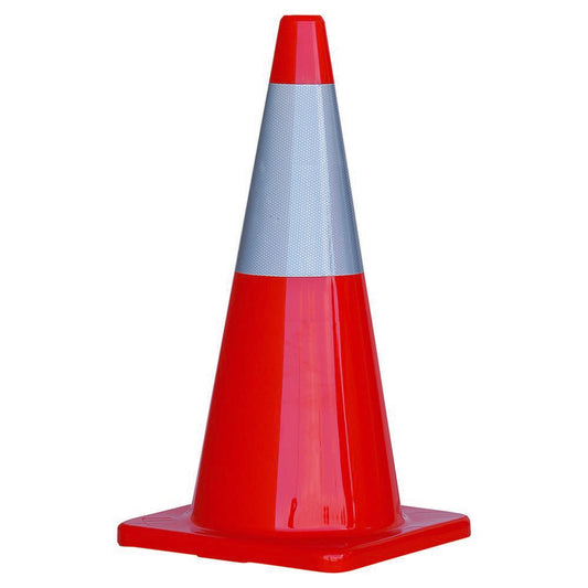 Pro Choice Safety Gear Orange PVC Traffic Cone / Reflective Tape 700mm