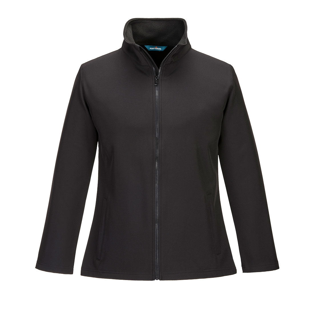 Portwest Women's Print and Promo Softshell (2L) in Black