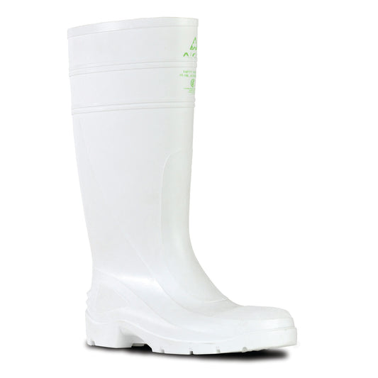 UTILITY- WHITE/WHITE 400 PVC SAFETY GUMBOOT