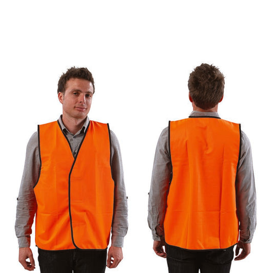 WORKIT Workwear Fluro Safety Vest: Day Use