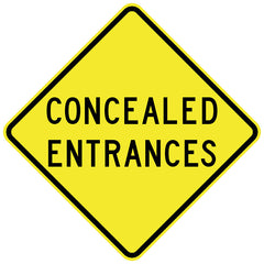 T Intersection (Symbolic) Sign - Safety Sign