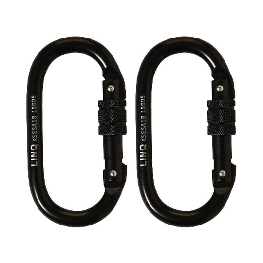 LINQ Height Safety Elite Single Leg Shock Absorbing 2M Adjustable Lanyard With Hardware KS X2