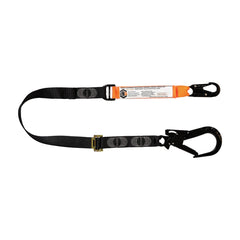 LINQ Height Safety Elite Single Leg Shock Absorbing 2M Adjustable Lanyard with Hardware SN & ST