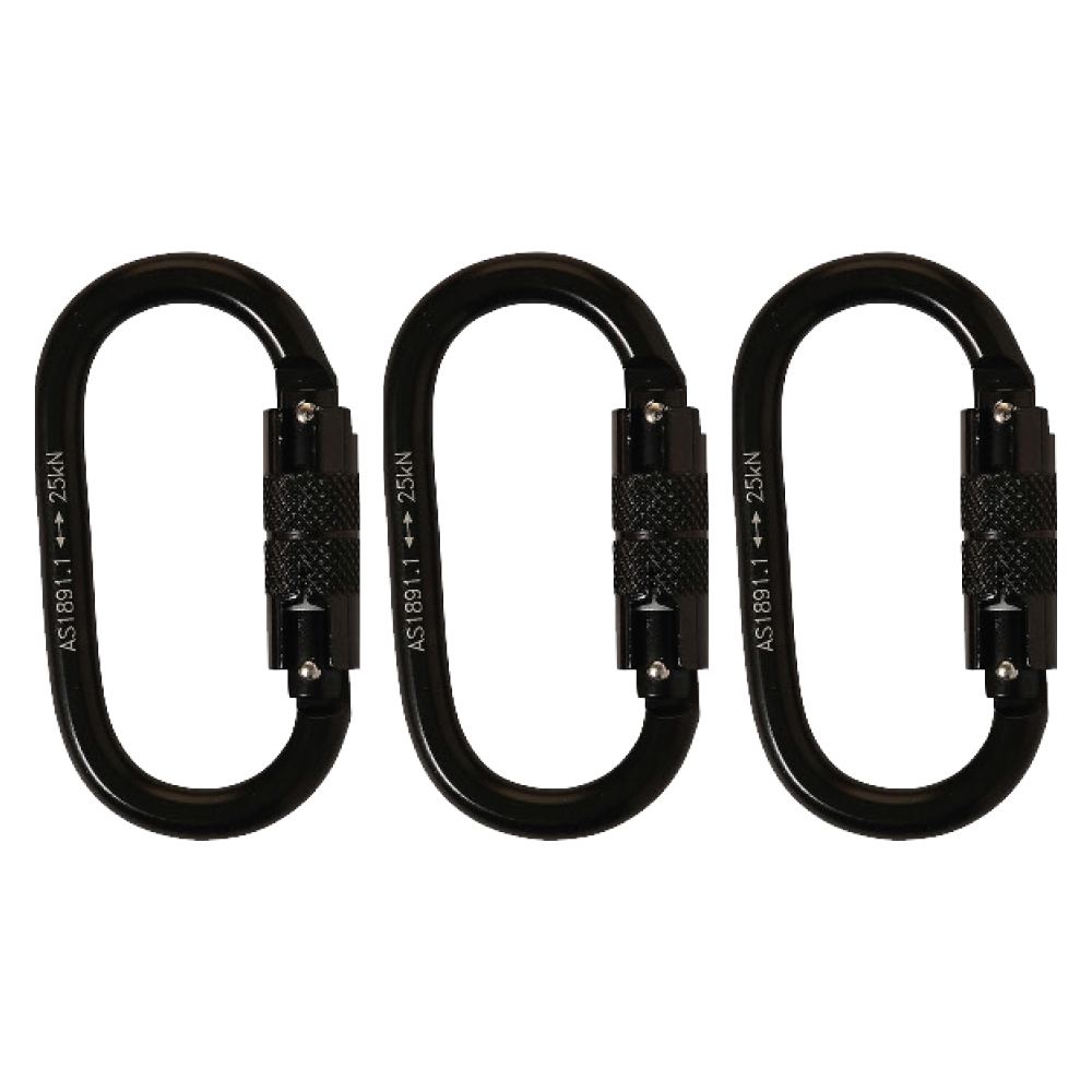 LINQ Height Safety Elite Double Leg Shock Absorbing 2M Adjustable Lanyard With Hardware KD X3