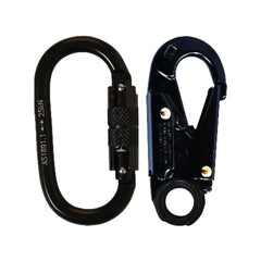 LINQ Height Safety Elite Single Leg Elasticated Lanyard With Hardware KD & SN