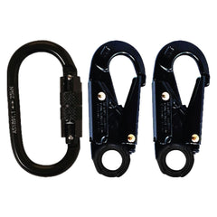 LINQ Height Safety Elite Double Leg Elasticated Lanyard with Hardware KD & SN X2