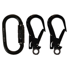 LINQ Height Safety Elite Double Leg Elasticated Lanyard With Hardware KD & ST X2