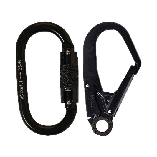 LINQ Height Safety Elite Single Leg Shock Absorbing Webbing Lanyard With Hardware KD & SD