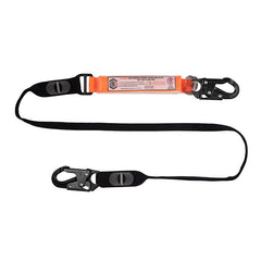 LINQ Height Safety Elite Single Leg Shock Absorbing Webbing Lanyard With Hardware SN X2