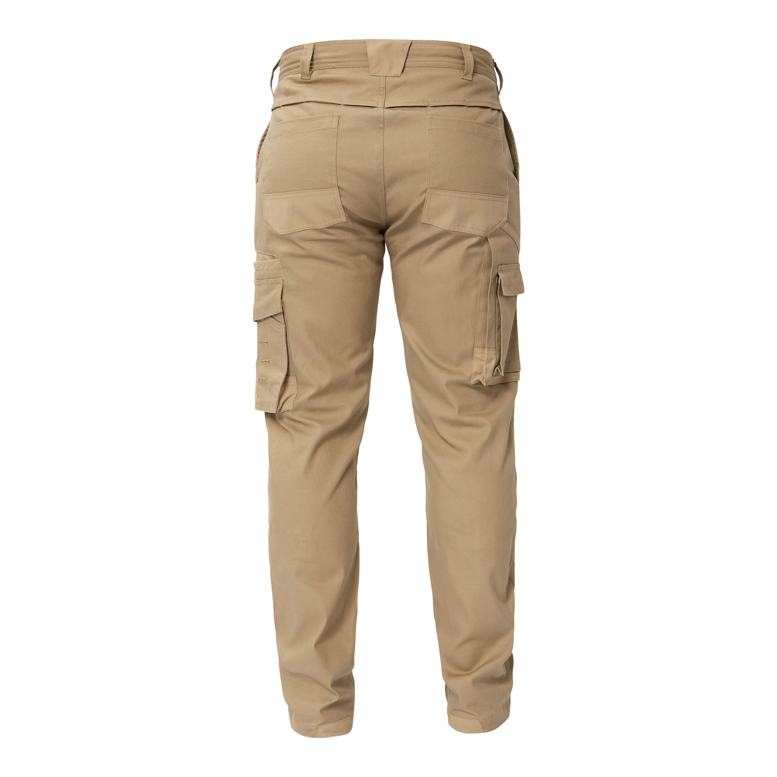 Workcraft WP4020 Mens Stretch Cargo Pants in Stone