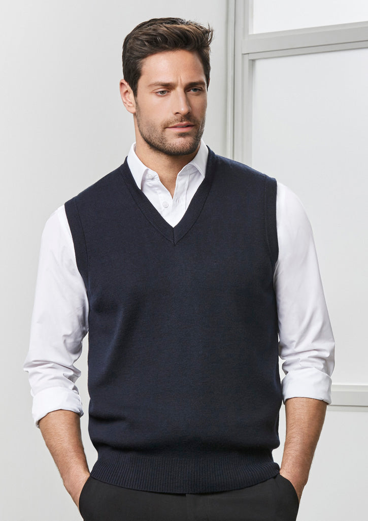 BizCollection WV6007 Mens Woolmix Knit Vest