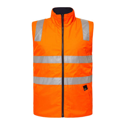 Workcraft WW9022 Hi Vis 4 In 1 Reflective Jacket in Orange/Navy