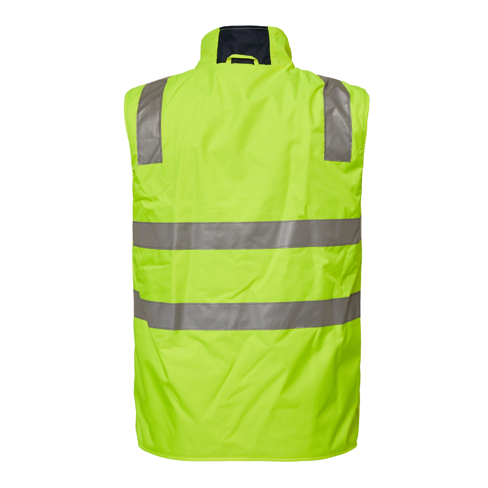 Workcraft WW9022 Hi Vis 4 In 1 Reflective Jacket in Yellow/Navy