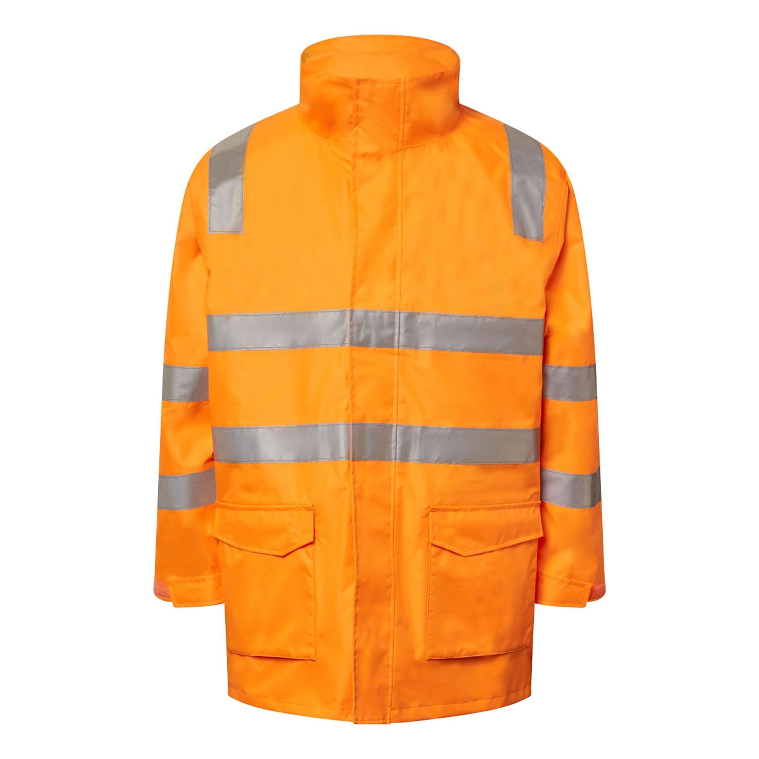 Workcraft WW9025 VIC Rail Hi Vis Reflective 4 In 1 Jacket in Safety Orange