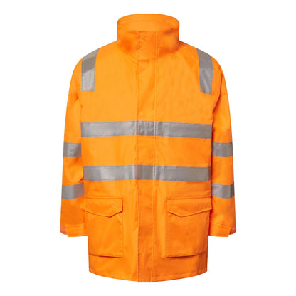 Workcraft WW9025 VIC Rail Hi Vis Reflective 4 In 1 Jacket in Safety Orange