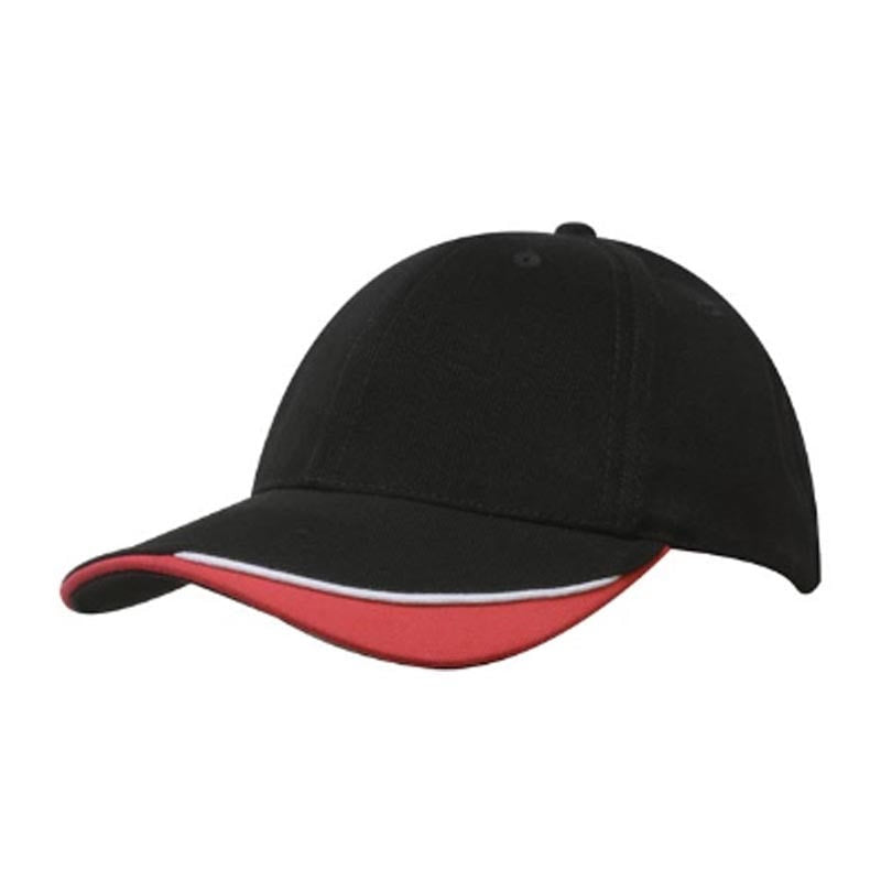 4167 Headwear Brushed Heavy Cotton With Indented Peak