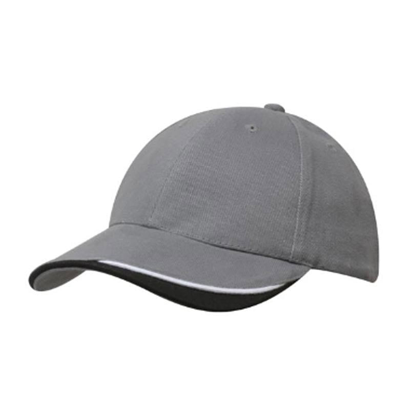 4167 Headwear Brushed Heavy Cotton With Indented Peak