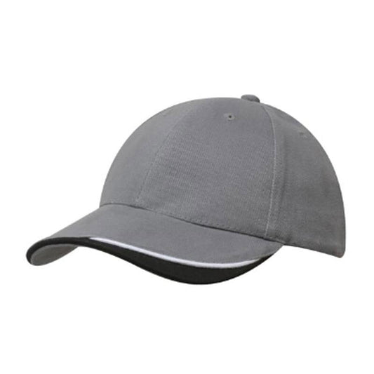 4167 Headwear Brushed Heavy Cotton With Indented Peak