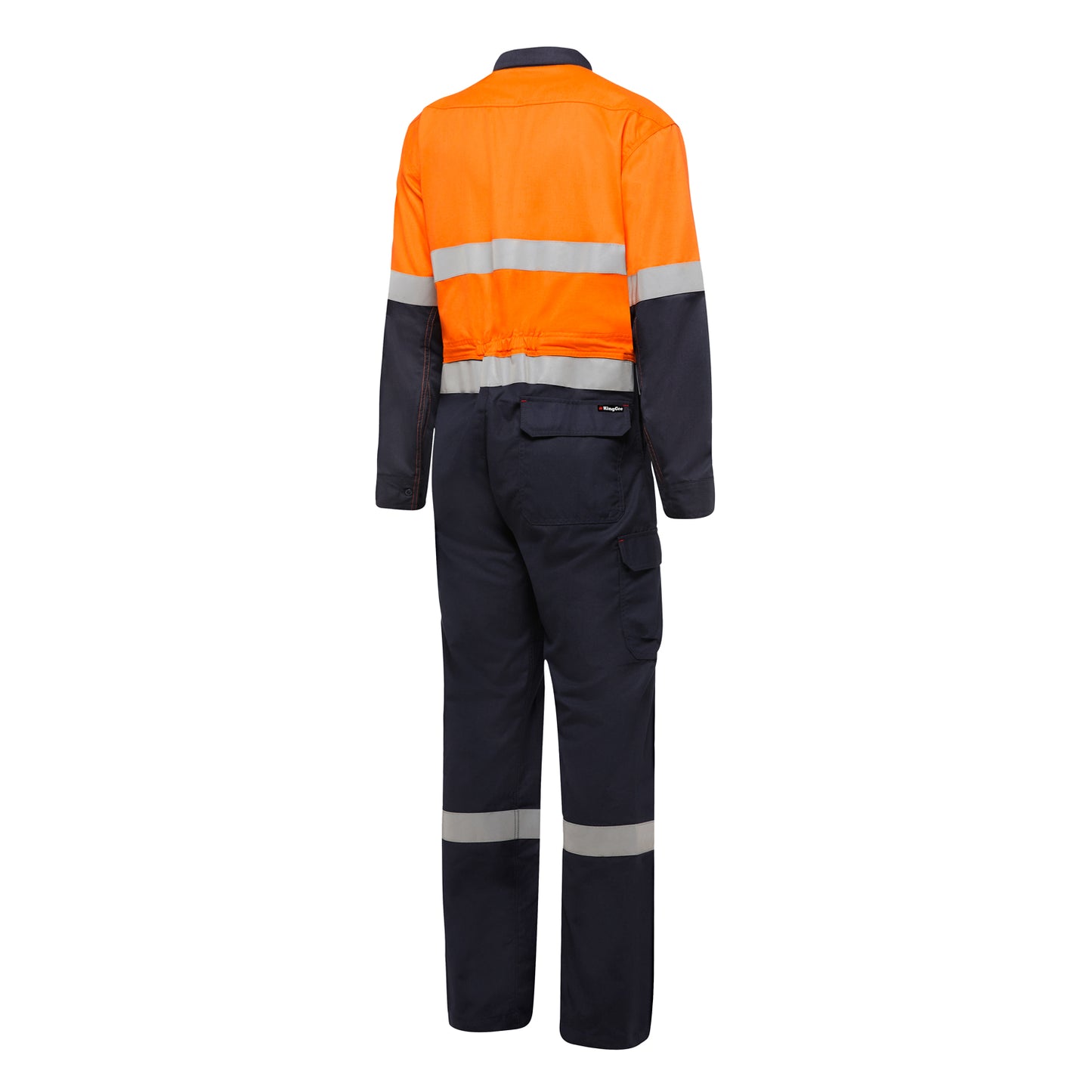 King Gee Y00055 ShieldTec FR Hi Vis Two Tone Coverall With FR Tape PPE2