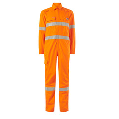 King Gee Y00080 ShieldTec FR Light Weight Hi Vis Taped Coverall PPE2