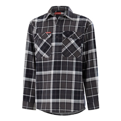 Hard Yakka Y04006 Core Long Sleeve Closed Front Check Flannel Shirt