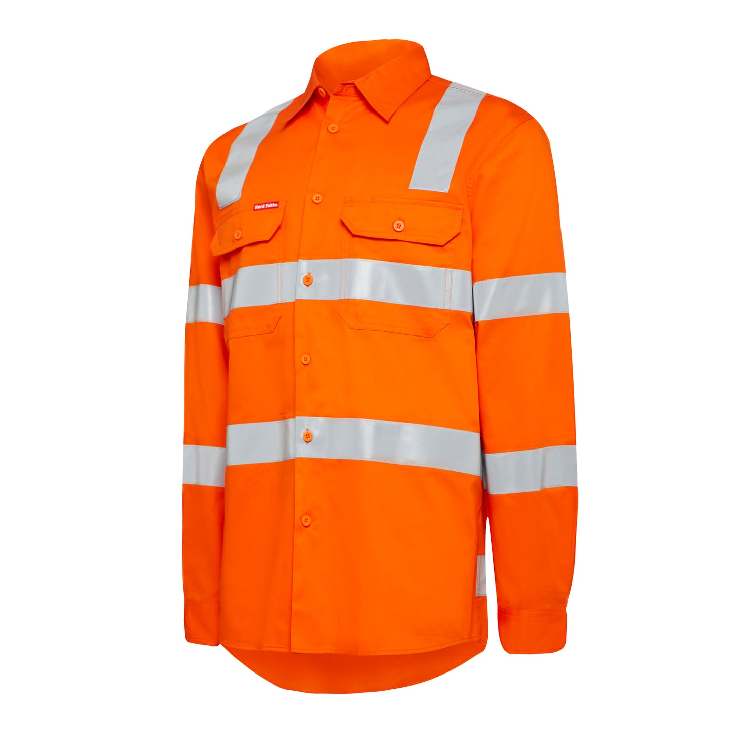 Hard Yakka Y04275 Long Sleeve  Hi-Vis Biomoton Taped shirt