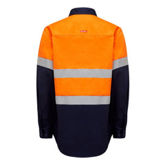 Hard Yakka Y04610 Core Hi-Vis 2 Tone Taped Cotton Drill Shirt