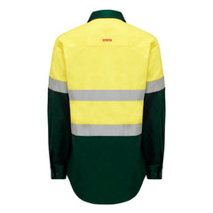Hard Yakka Y04610 Core Hi-Vis 2 Tone Taped Cotton Drill Shirt
