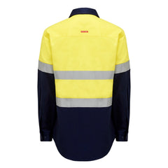 Hard Yakka Y04610 Core Hi-Vis 2 Tone Taped Cotton Drill Shirt