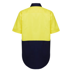 Hard Yakka Y04620 Core Hi-Vis Light Weight Vented Short Sleeve Cotton Shirt