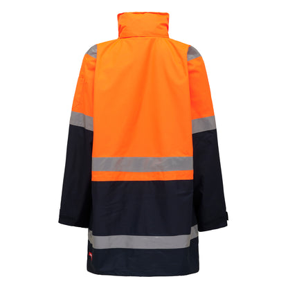 Hard Yakka Y06057 Hi-Vis 4-In-1 Taped Wet Weather Jacket